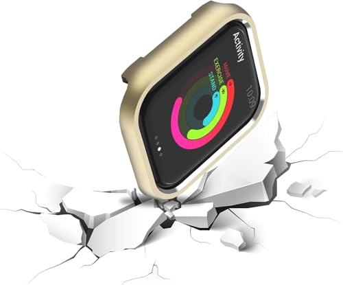Protection Apple Watch métal évite rayures strass diamant chic - 4