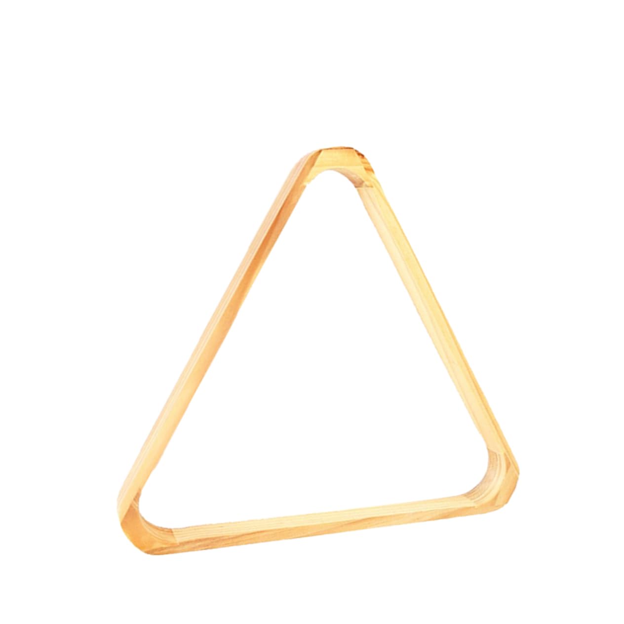 OSOLADY Solid Color Wooden Triangle Pool Ball Rack Durable Snooker Tripod Frame for Standard Balls Billiard Accessories for Game Organization