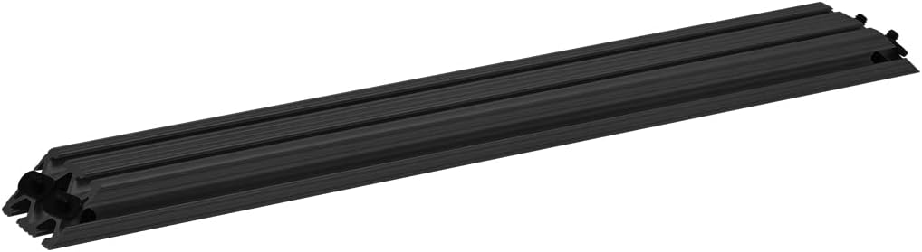 2568-Black, 10 Series 1020 x 18 Long 45 Degree Support, Black Anodize (5 Pack)