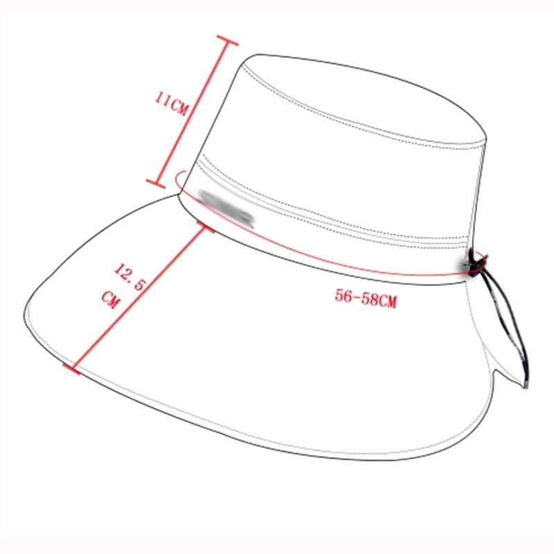 Visors solaires pour femmes chapeau de pêche extérieure et de monte réglable - 3