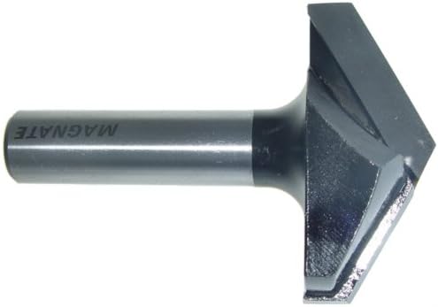 Magnate 728 V-Grooving Router Bit - 120 Degree, 2" Cutting Diameter, 1/2" Shank Diameter