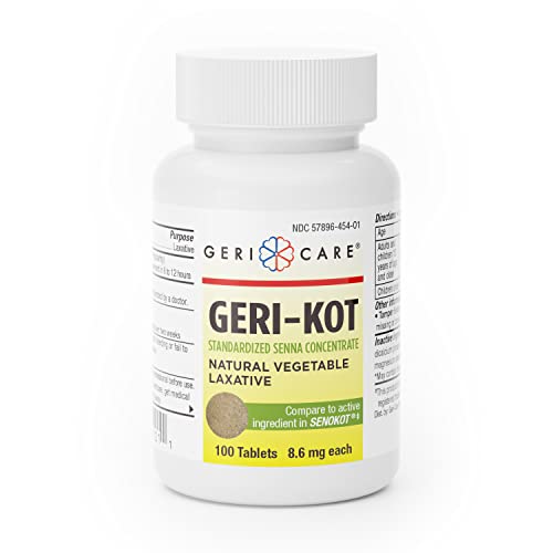 Gericare Geri-kot Natural Vegetable Laxative-100 Tablets by Geri-Care