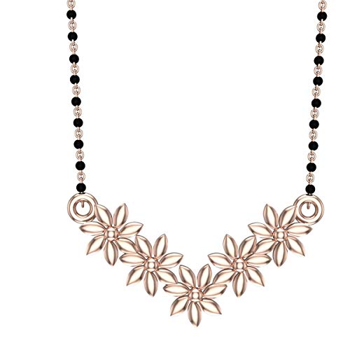 Image of DISHIS 14k Rose Gold Mangalsutra for Women