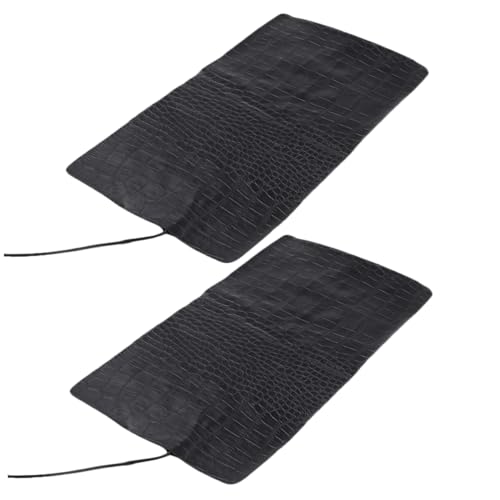 Kisangel 2pcs USB Powered Pet Heating Pad Hermit Crab Heater Heat Mat 3 Mode Adjustable Temperature Heated Cushion for Cats Dogs Reptiles for Home Office