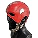 ZZCoser Red Guardian Helmet Superhero Latex Mask Cosplay Costume Accessories Masquerade Props, One Size