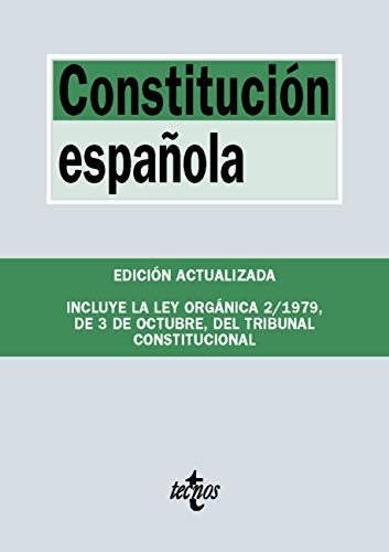 Constitución española: Incluye la Ley Orgánica del Tribunal Constitucional (Derecho - Biblioteca Livre eBook France