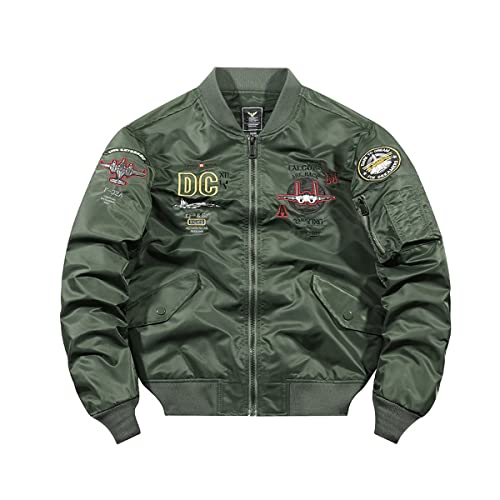 Men's Flight Jacket Fashion Embroidered Baseball Suit Men's Casual air Force Flight Suit