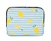 Yumbox Poche - Insulated Sleeve Lunch Box (Amalfi Lemons print); slim and compact, perfect for office and school lunches, to be carried inside a bag or backpack