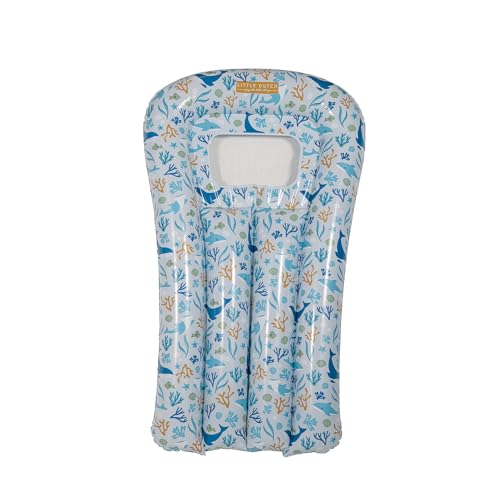 Colchón hinchable para baño Little Dutch Ocean Dreams azul