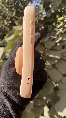 Image of Back Cover Compatible with iPhone 17 Soft Silicone 3D Cute Cartoon with Holder Full Protective Case for iPhone 17 (Bear)