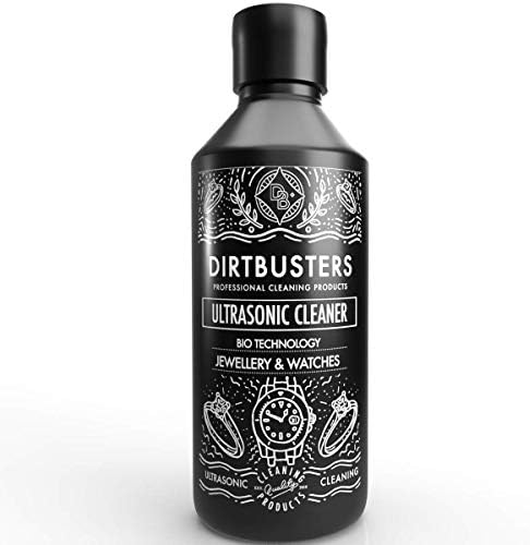 Dirtbusters Jewellery Cleaning Solution Fluid For Ultrasonic Machine Cleaner, Use Liquid To Clean Gold, Silver, Watches, Diamonds & Jewels (1L)