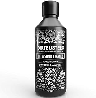 Dirtbusters Jewellery Cleaning Solution Fluid For Ultrasonic Machine Cleaner, Use Liquid To Clean Gold, Silver, Watches, Diamonds & Jewels (1L)