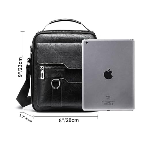 Image of Handcuffs sling bag | PU Leather Cross Body bags | Travel Office Messenger | One Side Shoulder Satchel for Men With Adjustable Strap & Spacious Storage