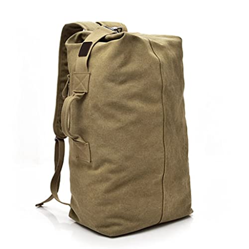 Sac à dos en toile multi-poches avec grande capacité de rangement hommes
