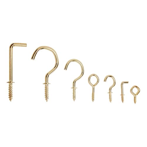 National Hardware N260-401 Hook Assortment Kit, Brass