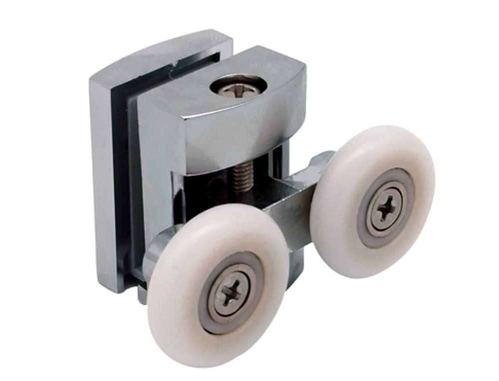 Shower Door Wheels | 20mm, 23mm or 25mm | Uppers or Lowers | Double Twin Shower Door Rollers Runners | ROLL009 (Upper Wheel, 23mm)