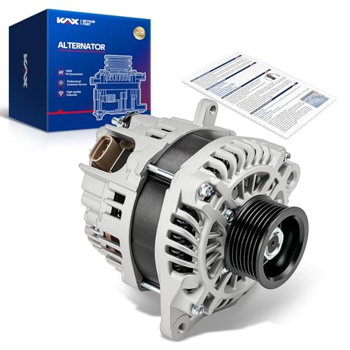 Image of KAX New Alternator Replacement for Nissan Armada 2017-2021 for INFINITI QX80 2014-2022 for INFINITI QX56 2011-2013 for Nissan NV3500 2018-2021 150 Amp,12V,CW,S7 Groove Pulley,Replace for 11544N