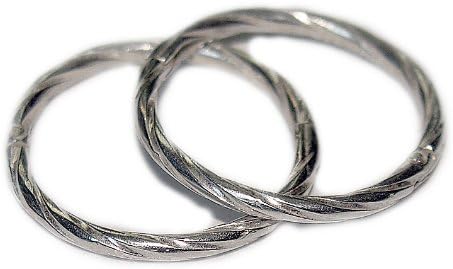 SOLID .925 STERLING SILVER HINGED HOOP EARRINGS 12mm TWIST, LEAD & NICKEL FREE!