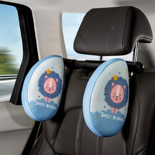 Almohada de reposacabezas para auto con soporte para cuello miniatura 1
