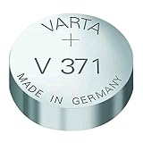 v371-008r  Varta V371/SR69 Knopfzelle Silberoxid Uhrenbatterie, 1 Stück