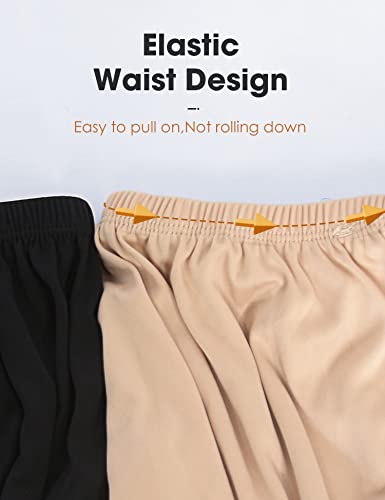 MANCYFIT Half Slips for Women Long Slip Under Dress Invisible Straps Underskirt for Dresses4