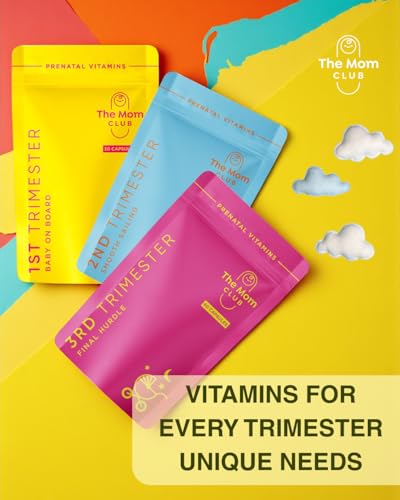 Image of Pregnancy Vitamins - 2nd Trimester - Prenatal Multivitamin with Iron, B Vitamins, Inositol & Lutein - Support for Energy, Immunity & Baby Growth - Vegan Supplements - 30 Capsules (Weeks 13-27)
