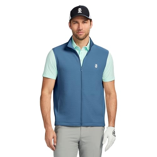 IZOD Men's Standard Hydrashield Vest, Moonlight Blue Solid