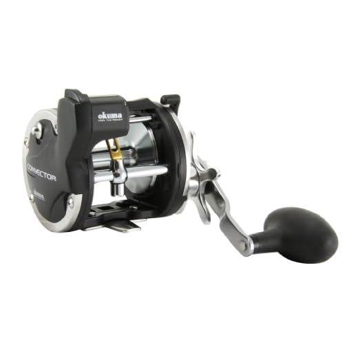 Okuma Convector Star Drag Left-handed Line Counter Reel (20/220) ,Black