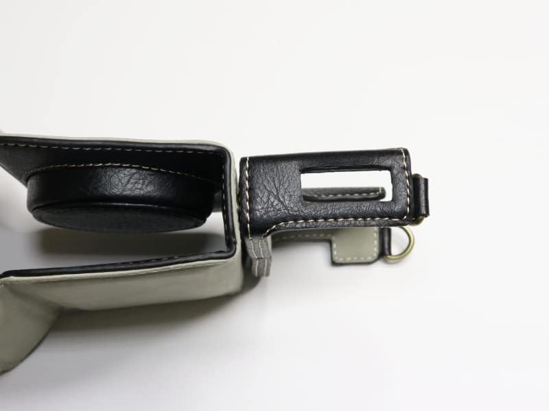 Miniatura 9 de BolinUS - Funda GR III, hecha a mano, de piel auténtica, hecha a mano, para cámara de Ricoh GR III GR3, versión de apertura inferior + correa para