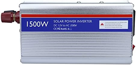 JDEFEG Battery Pack to 12V Power 2V Car with B. Wave Fuses Sine Converter 1500W Emergency Start Power 12V Battery Solar Kits(Grey)