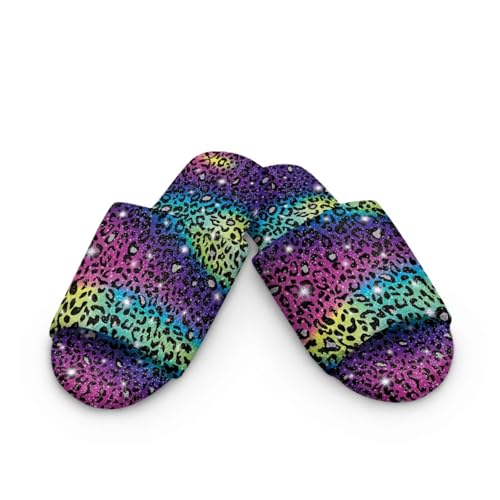 Showudesigns Slippers for Women Men Soft Fuzzy House Shoes Open Toe Slip On Slippers Breathable Indoor Outdoor Flats2