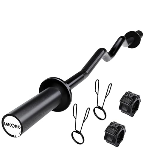Barbell Bar Curl Bar With Weights CAP Barbell 47 Olympic