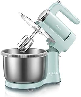 Batidora de Pedestal, Batidora de huevo con una batidora de protección de protección con tilt de acero inoxidable de acero inoxidable 4L de 9 velocidades masa de pan giratorio automático, crema, crema