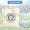 Fakcrkun Leeds Canvas Tote Bag, Large Capacity Tote Bag with Sturdy Handle, Leeds United Gifts Reusable Shopping Bag for School, Work, Party, Shopping, Travel #2