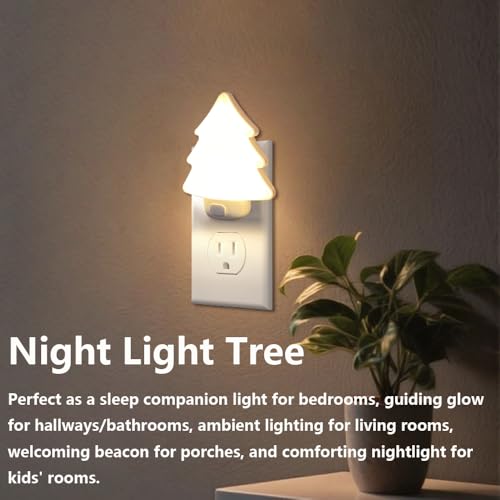 Lámpara de Mesa LED Árbol de Navidad 2 Pzs Blanco miniatura 2