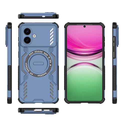 Coque rigide Samsung S26 Plus bleue antichoc pour éviter les fissures d'écran