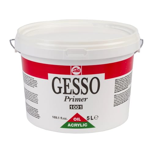 Talens Yeso Primer 1001 5 L sous-couche gesso pour peinture acrylique et huile
