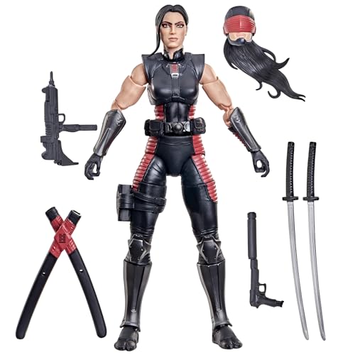 G.I. Joe Classified Series #197, Snake Eyes (Dawn Moreno), Collectible 6 Inch Action Figure Set with 7 Accessories