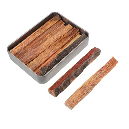 MOTHNUR Lot de bâtons d'allumage en bois de gras, design naturel, compact et portable, en bois, brûle proprement, boîte légère pour la cuisine en plein...