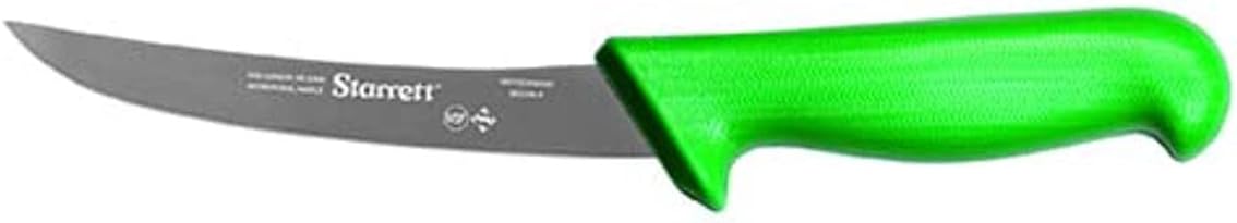 Professional Stainless Steel Kitchen Boning Knives 6-inch (150mm), Green