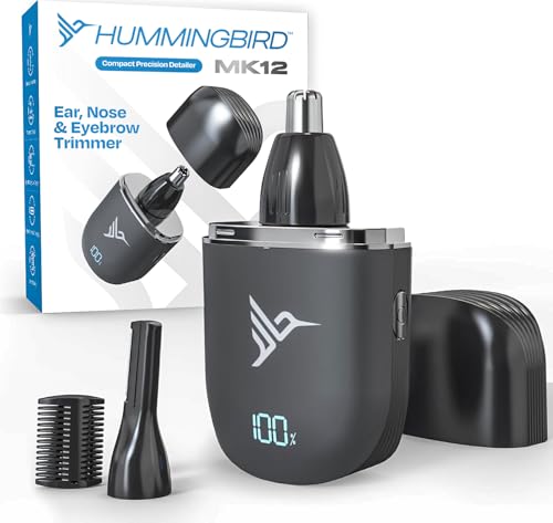 Tondeuse nez et oreilles Hummingbird MK12 USB C avec écran LED étanche