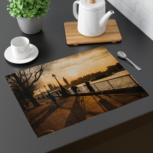 Sets de table en lin Londres : éveillez vos souvenirs de voyage à chaque repas