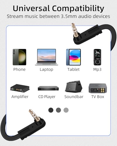 Cable de audio 3.5mm a 3.5mm 0.5ft 2 unidades miniatura 7