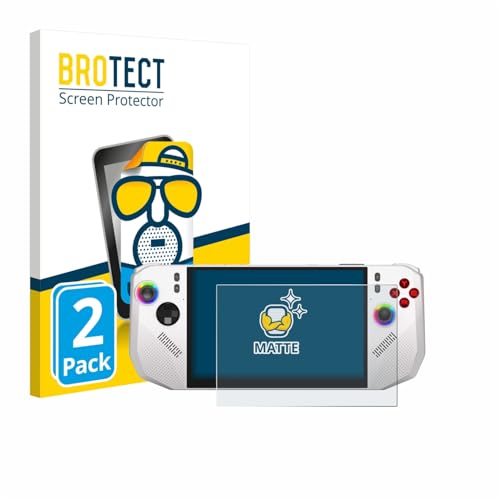 BROTECT Entspiegelungs-Schutzfolie für MSI Claw A8 BZ2EM (2 Stück) Matte Bildschirmschutz-Folie, Anti-Reflex, Anti-Fingerprint