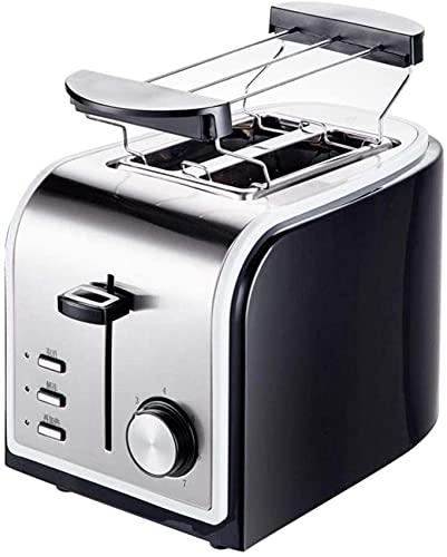 HYLK 2-Scheiben-Toaster, elektrischer Toaster aus Edelstahl, mit Auftau-/Aufwärm-/Abbruchfunktion…
