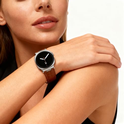 Leather Bands Compatible With Samsung Galaxy Watch 8 40mm 44mm/Galaxy Watch 8 Classic 46mm, Genuine Leather Strap,For Both Men And Women by patrohoo - Used condition - Image 6