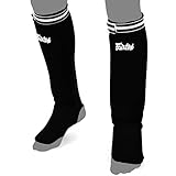 Fairtex Shin Pads SPE Elastic Competition Shin Guards for Muay Thai Kick Boxing and MMA Equipment, Guality Thai Boxing shin Pads.Shins is Price Shown is Per Pair (Black, One Size)