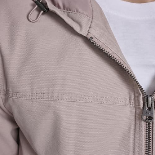 Image of Levi's Men's Workwear Cotton Canvas Hooded Bomber Jacket