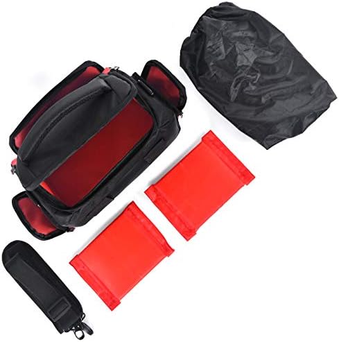 FOSOTO Waterproof DSLR Camera Case Bag Large Capacity Compatible for Nikon D3500 D3400 D5600 D7500 D850, Canon EOS 2000D 4000D 80D 750D 7D Mark II Shockproof Camera Carry Bags Cases