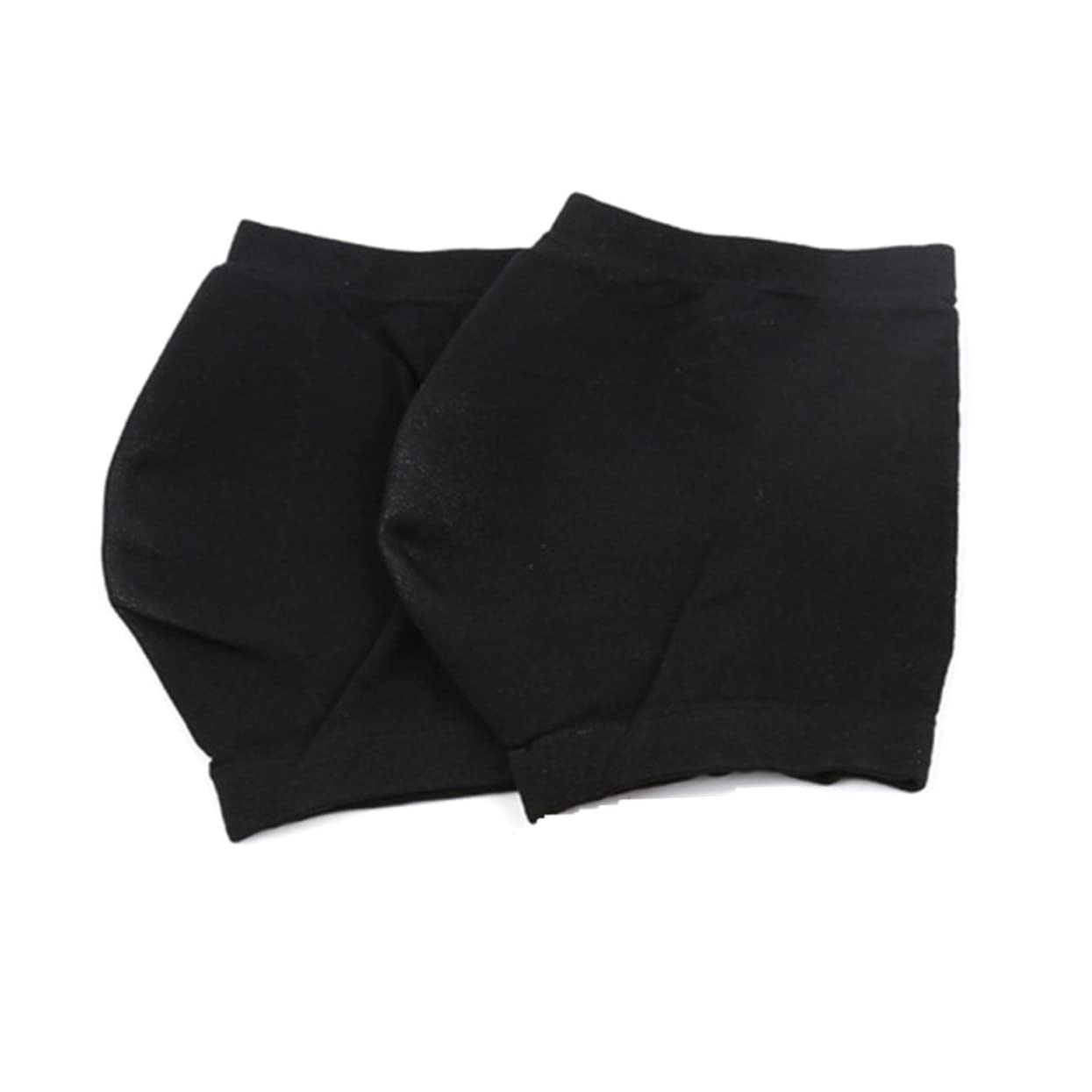 NOLITOY 2pcs Cushion Socks for Heel Pain Heel Sleeves for Boots Foot Sleeve Kit Black Size s Women's